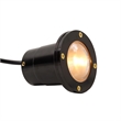 AQ Lighting Metal & Composite Well Light with Open Face Cover in Black