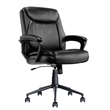Click365 Transform 1.0 Ergonomic Mid Back Desk Chair Bonded Leather Black