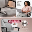 Click365 Transform 1.0 Ergonomic Mid Back Desk Chair Fabric Light Grey