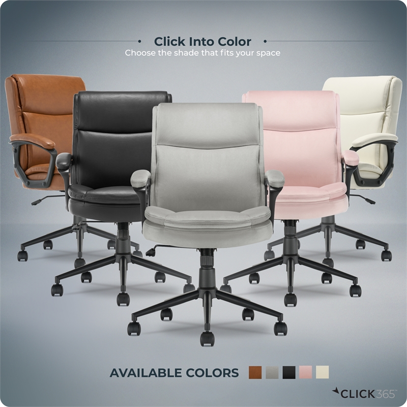 Click365 Transform 2.0 Ergonomic Mid Back Desk Chair Fabric Grey
