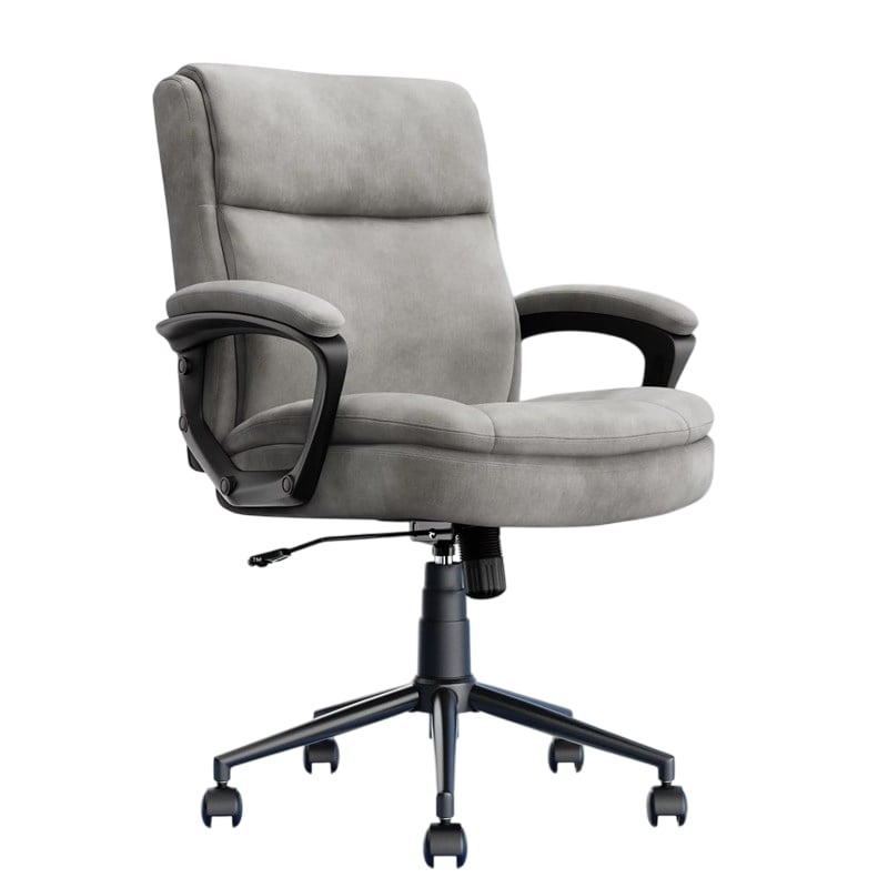 Click365 Transform 2.0 Ergonomic Mid Back Desk Chair Fabric Grey