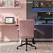 Click365 Transform 2.0 Ergonomic Mid Back Desk Chair Fabric Pink