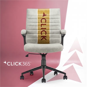 Click365 Transform 3.0 Ergonomic Mid Back Desk Chair Velvet Grey