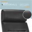 Click365 Classic Executive Office Chair Bonded Leather Black