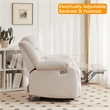 Hybition Power Recliner Chair Fabric Living Room Chair Beige