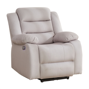 Hybition Power Recliner Chair Fabric Living Room  Chair- Gray