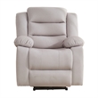 Hybition Power Recliner Chair Fabric Living Room  Chair- Gray