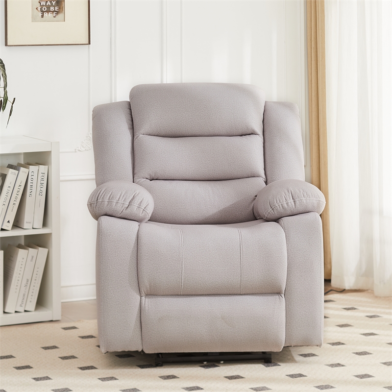 Hybition Power Recliner Chair Fabric Living Room  Chair- Gray