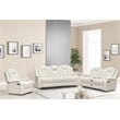 Hybition PU Leather 3 Pieces Power Reclining Multi-functional Sofa Set - White