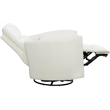 Parker Living Radius Fabric Power Swivel Glider Recliner in Revel Oyster/White