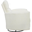 Parker Living Radius Fabric Power Swivel Glider Recliner in Revel Oyster/White