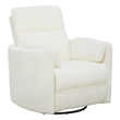 Parker Living Radius Fabric Power Swivel Glider Recliner in Revel Oyster/White