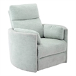 Parker Living Radius Polyester Power Swivel Glider Recliner in Windstream Green