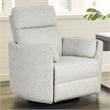 Parker Living Radius Fabric Power Swivel Glider Recliner in Natural Quartz
