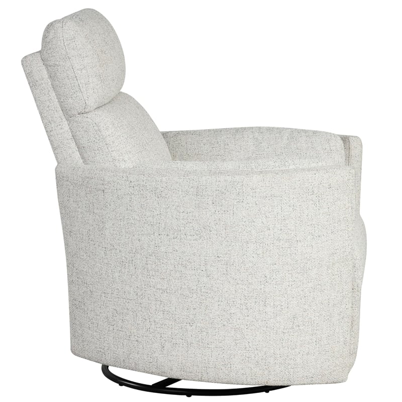 Parker Living Radius Fabric Power Swivel Glider Recliner in Natural Quartz