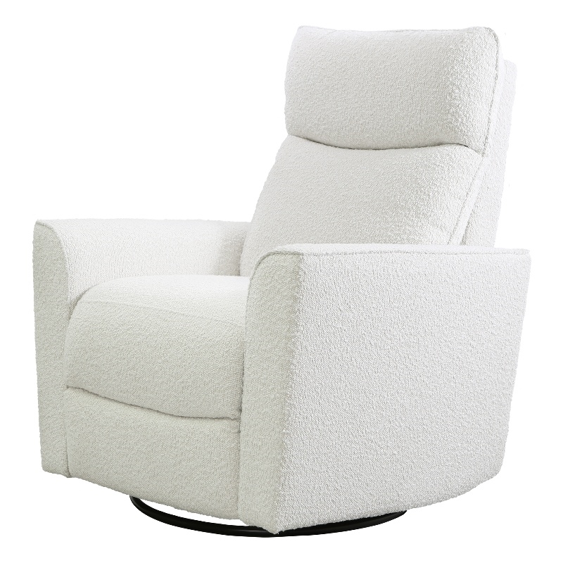 Second Story Home Soho Boucle Swivel Glider