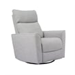 Second Story Home Soho Swivel Glider in Grey