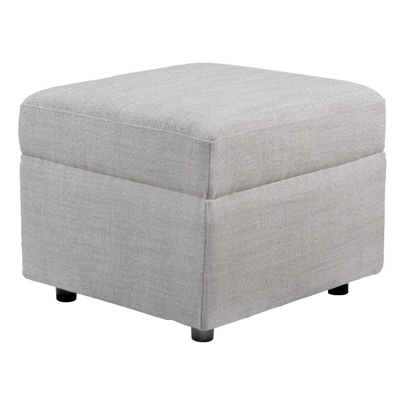 Second Story Home Second Story Home Ottoman in Grey