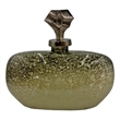 Bergamo Art 12 Inch Wide Handmade Aluminum and Glass Bottle Sculpture in Gold