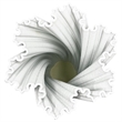 Bergamo Art 11 Inch Tall White Ceramic Vase in White