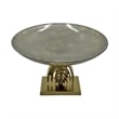 Bergamo Art Decorative Aluminum Entryway Bowl in Gold