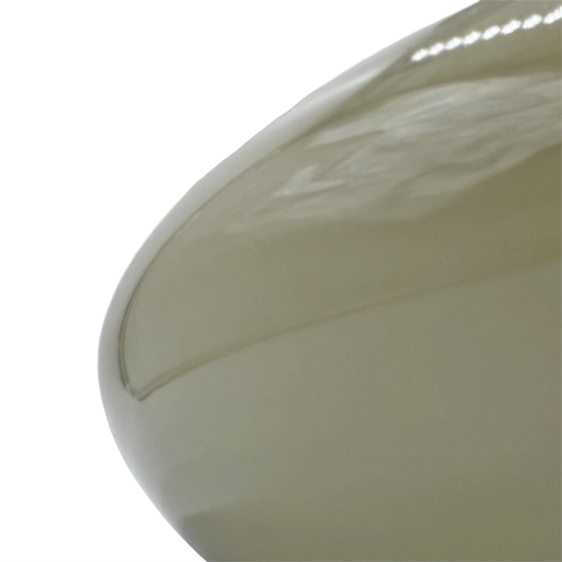 Bergamo Art 14 Inch Wide Handmade Aluminum and Glass Artistic Round Bowl Brown