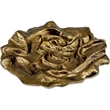 Bergamo Art Set of 3 Decorative Handmade Aluminum Flower Bowl in Gold