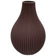 Bergamo Art Onion Shape Ceramic Vase in Pink