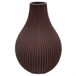 Bergamo Art Onion Shape Ceramic Vase in Pink