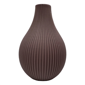 Bergamo Art Onion Shape Ceramic Vase in Pink