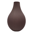 Bergamo Art Onion Shape Ceramic Vase in Pink