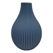 Bergamo Art Onion Shape Ceramic Vase in Blue