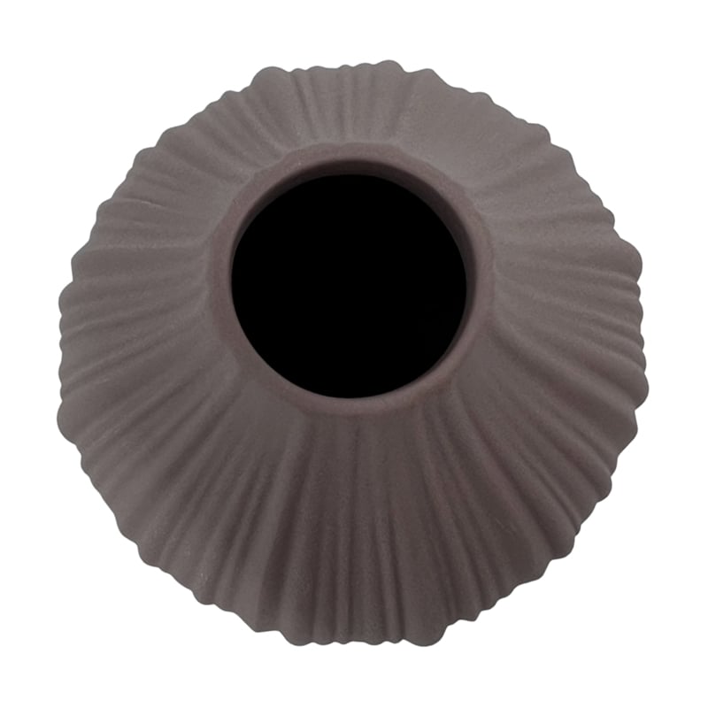 Bergamo Art Modern Onion Ceramic Vase in Pink