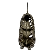 Bergamo Art 13 Inch Wide Handmade Aluminum Abstract Rhino Sculpture in Bronze