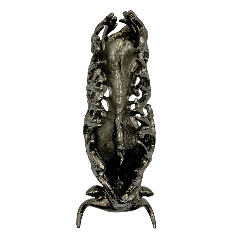 Bergamo Art Decorative Handmade Aluminum Abstract Bull Sculpture in Bronze