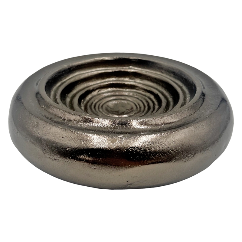 Bergamo Art 10 Inch Wide Decorative Handmade Aluminum Round Bowl in Bronze