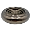 Bergamo Art 10 Inch Wide Decorative Handmade Aluminum Round Bowl in Bronze