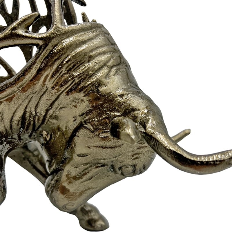 Bergamo Art Decorative Handmade Aluminum Modern Abstract Bull Sculpture Bronze