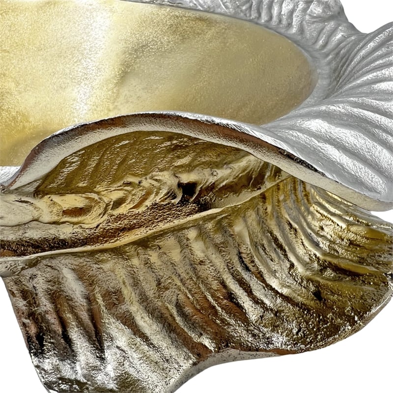 Bergamo Art Decorative Handmade Aluminum Artistic Bowl in Gold