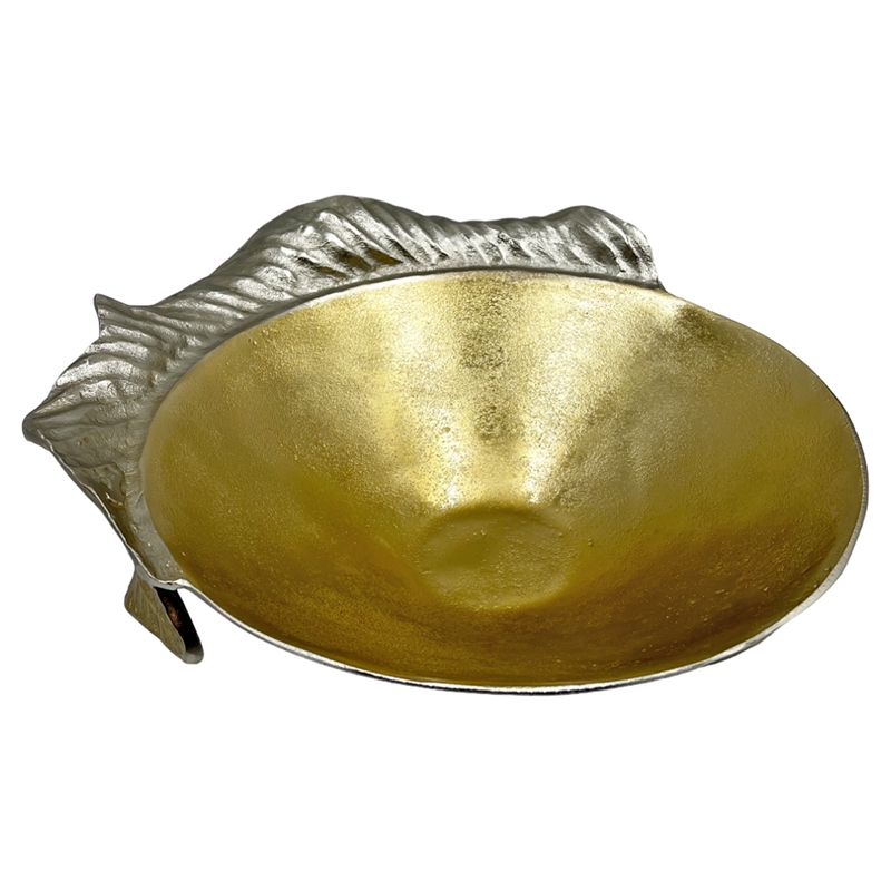 Bergamo Art Decorative Handmade Aluminum Artistic Bowl in Gold