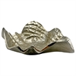 Bergamo Art Decorative Handmade Aluminum Flower Bowl in Gold