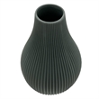 Bergamo Art Onion Shape Ceramic Vase in Grey