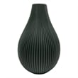 Bergamo Art Onion Shape Ceramic Vase in Grey