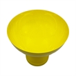 Bergamo Art 12 Inch Wide Decorative Handmade Iron Modern Flower Vase in Yellow