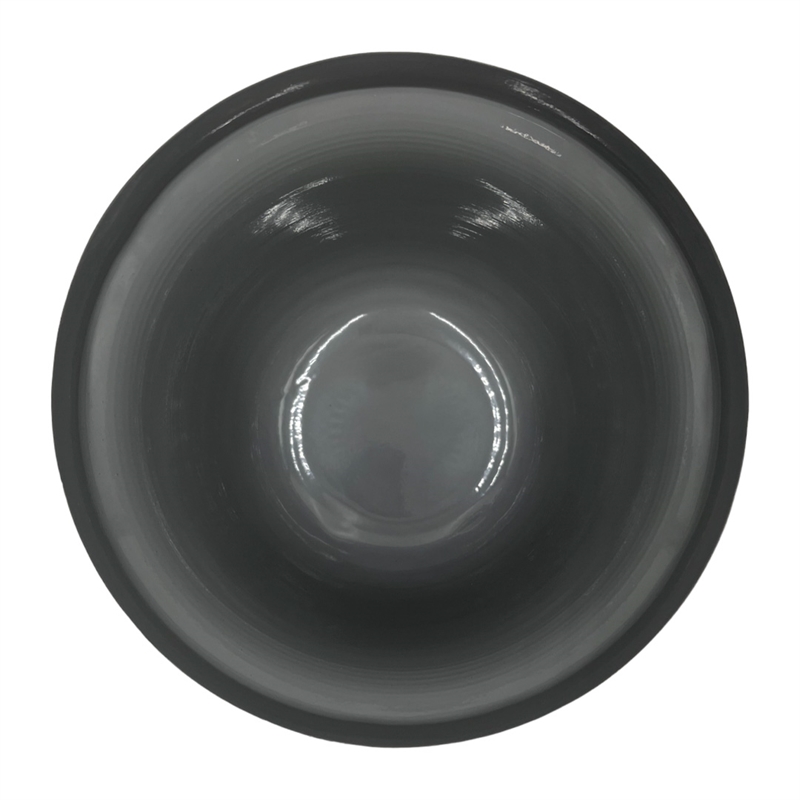 Bergamo Art 8 Inch Wide Decorative Handmade Iron Round Flower Vase in Grey