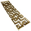 Bergamo Art 22 inch Long Decorative Handmade Aluminum Modern Tray in Gold