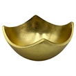 Bergamo Art Set of 2 Decorative Handmade Aluminum Modern Bowl in Gold
