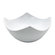 Bergamo Art Set of 2 Decorative Handmade Aluminum Modern Bowl in White
