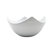 Bergamo Art Set of 2 Decorative Handmade Aluminum Modern Bowl in White