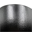 Bergamo Art 9 Inch Wide Decorative Handmade Aluminum Clover Leaf Bowl in Black